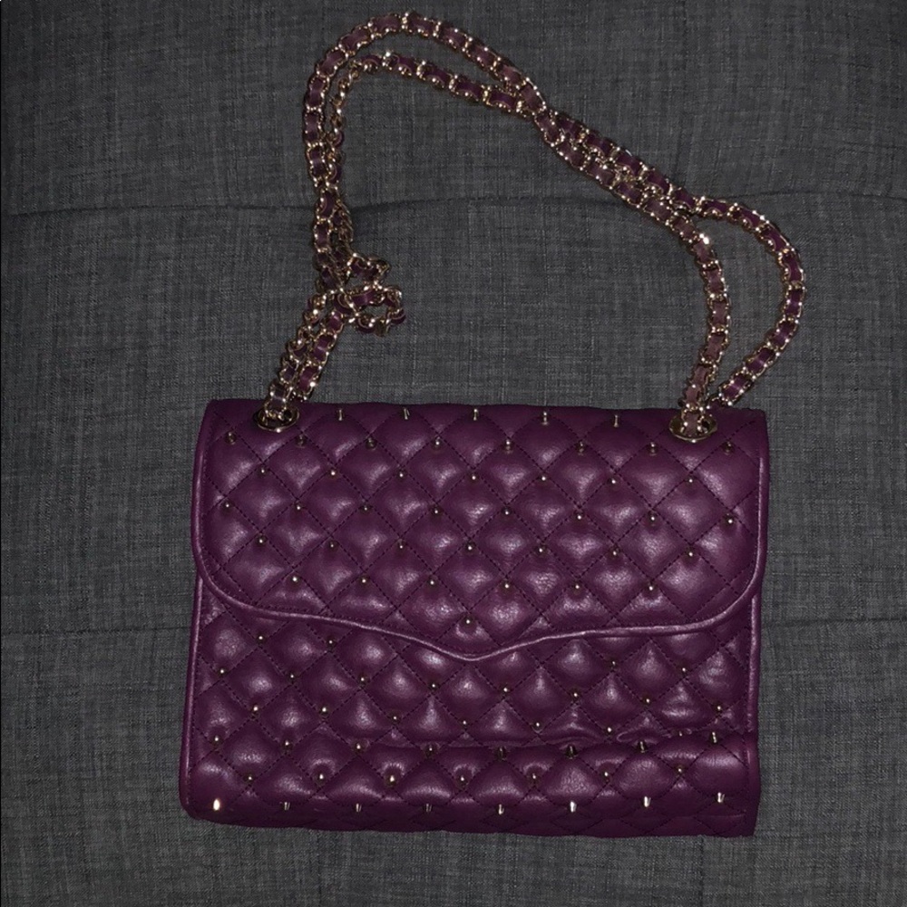 Rebecca Minkoff Quilted affair crossbody w/ studs